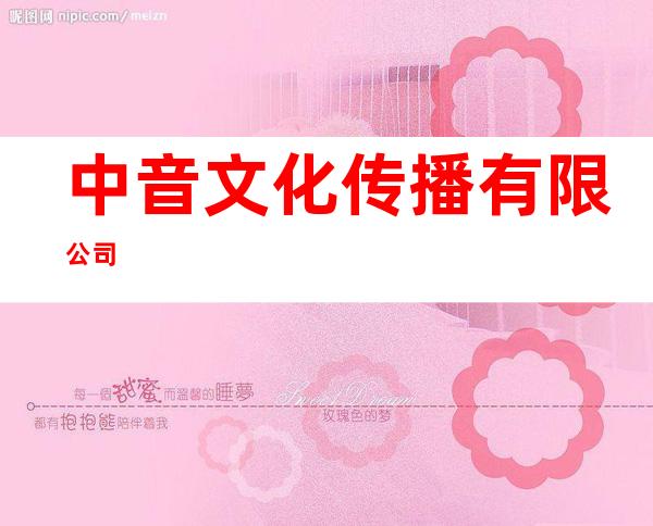 中音文化传播有限公司